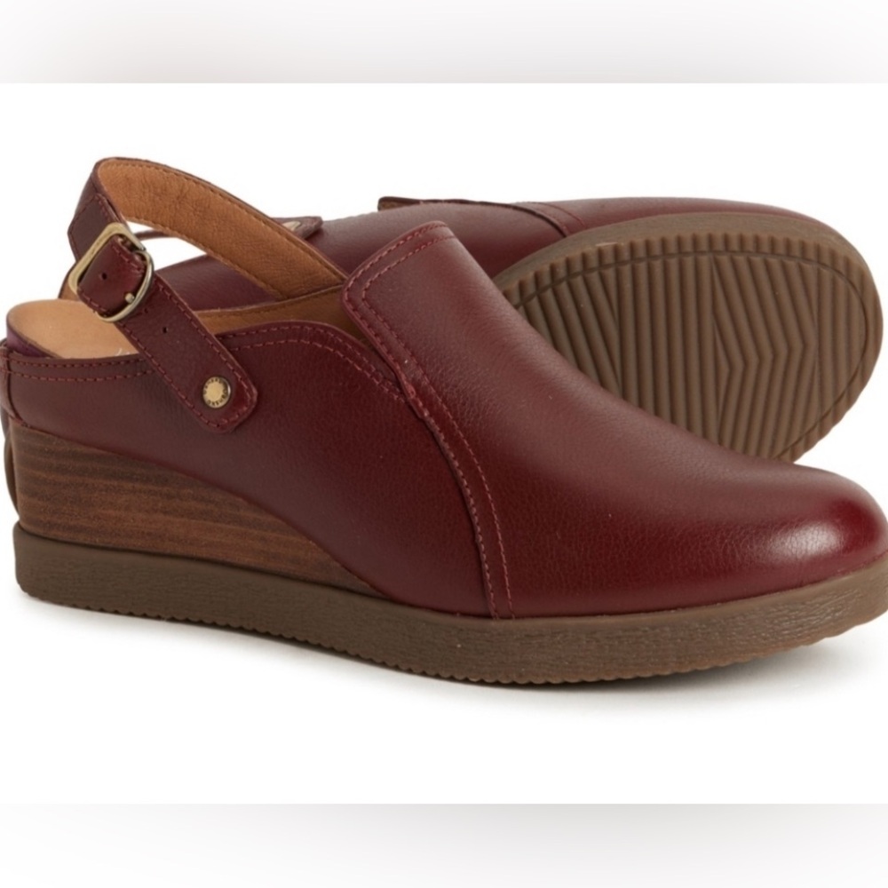 NWT. Dansko Sheridan  Slingback Wedge Clog Shoes. Size 40